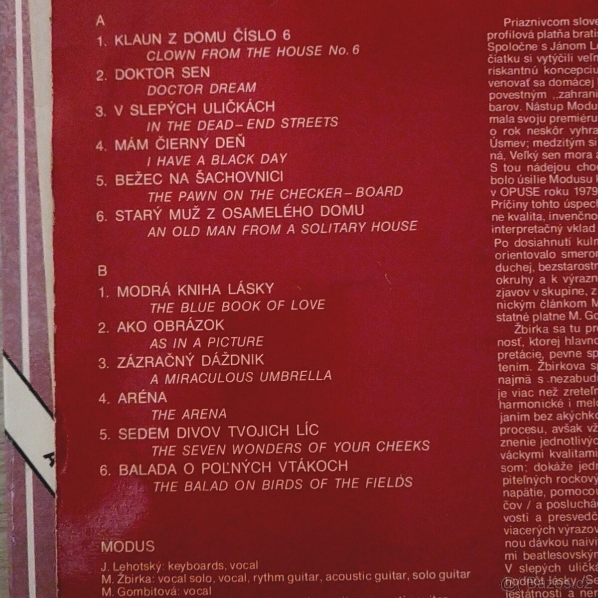 Vinyl LP Miroslav Žbirka Doktor Sen - 2