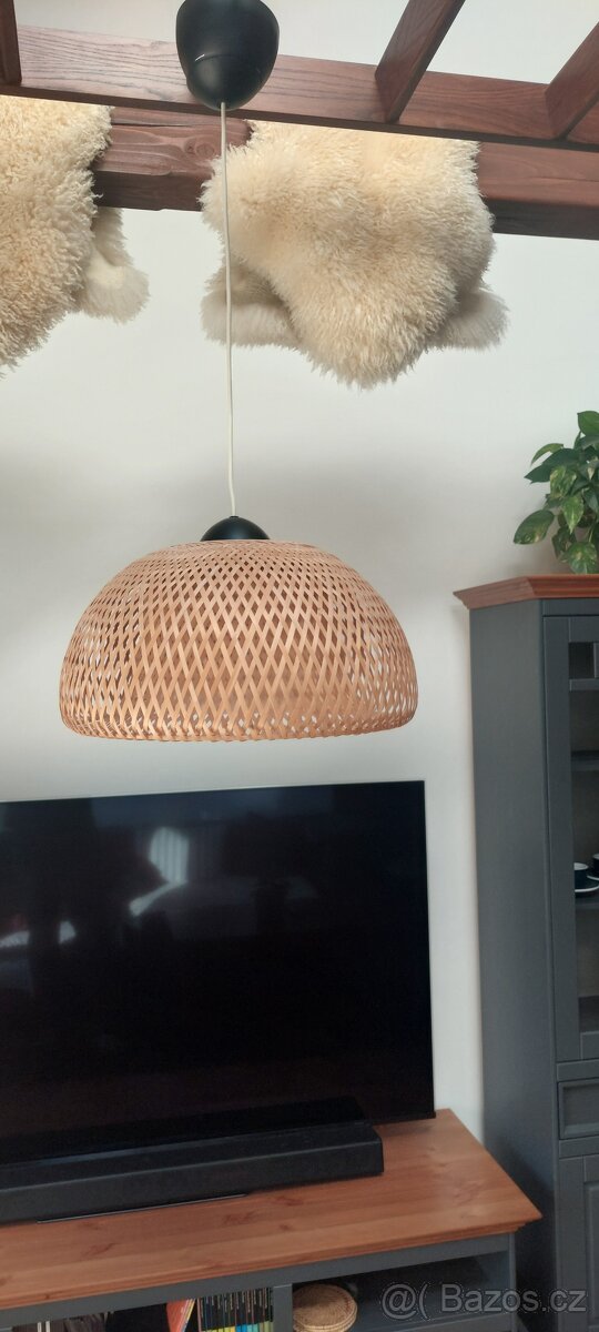 Závěsné svítidlo bambus - 2