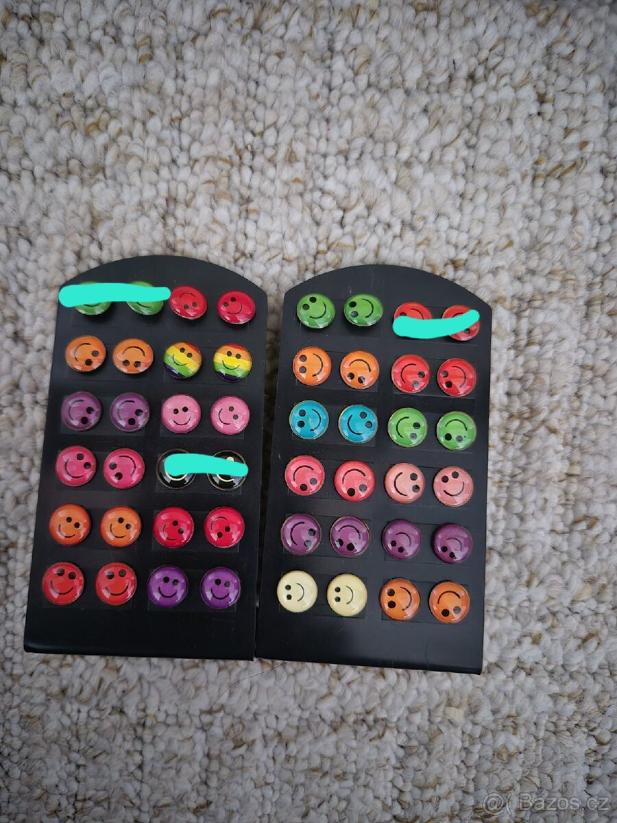 Náušnice pecicky - 2