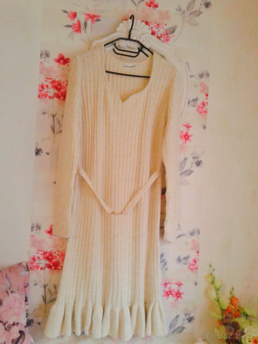 Elegantní pletené šaty 44/46 - 2