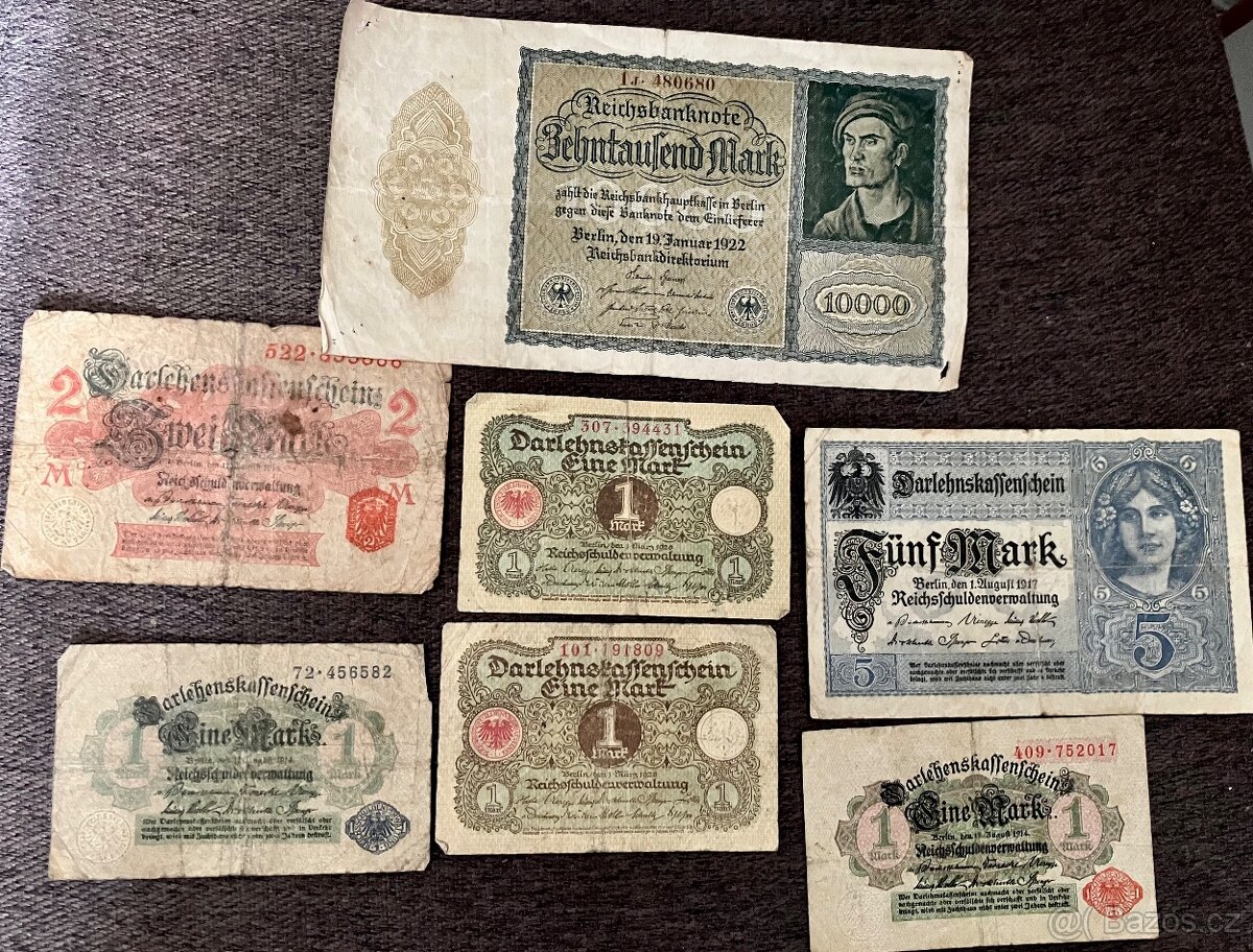 Velmi staré německé marky - 2