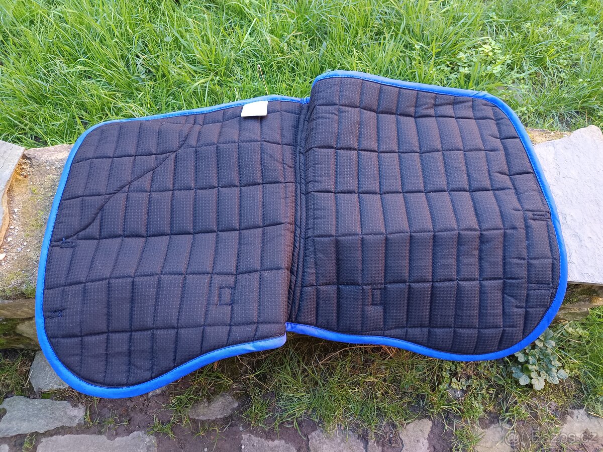 Modrá podsedlová dečka Pfiff Flamingo - 2