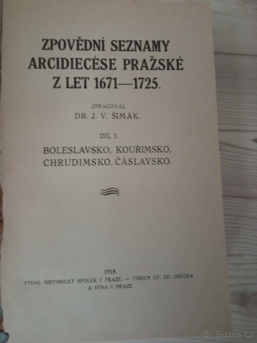 Zpovědní seznamy - 2