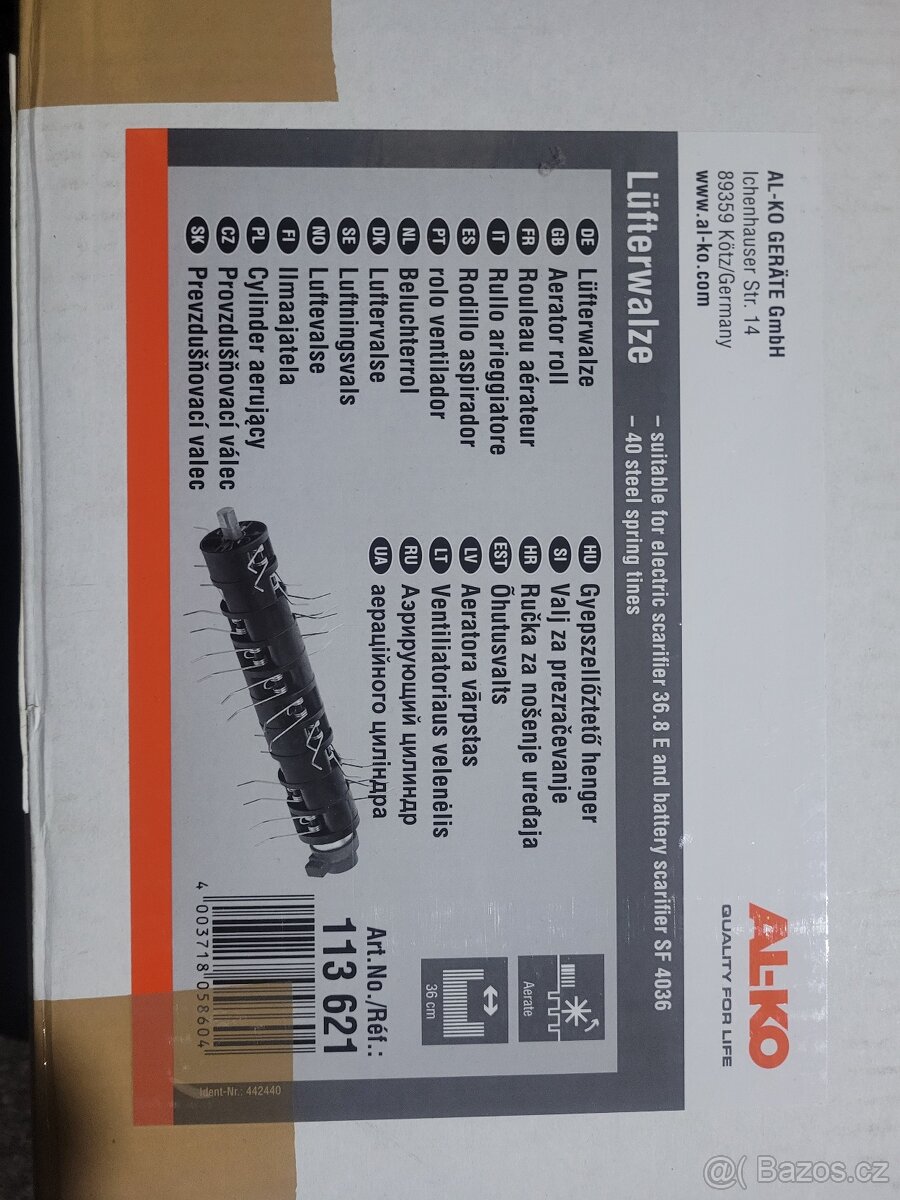 Prodám provzdušňovací válec - 2