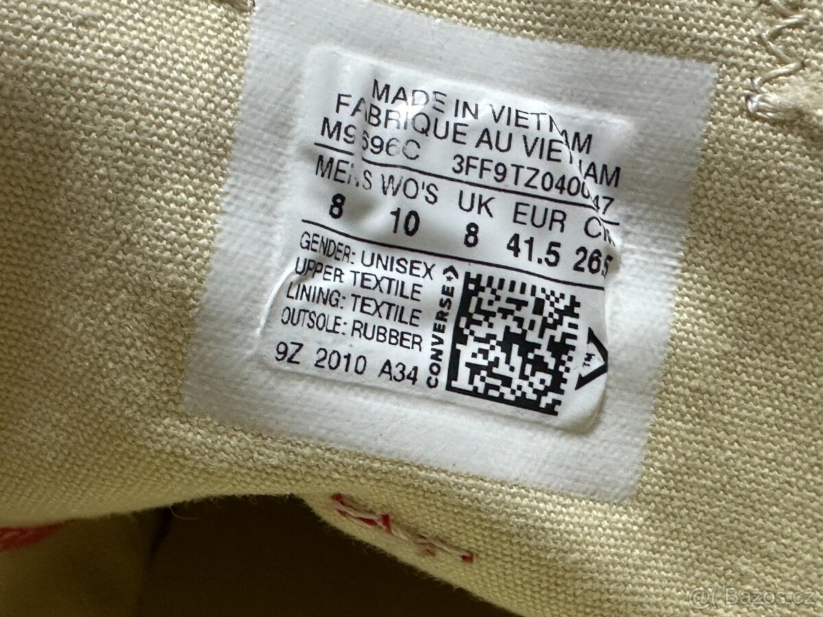 CONVERSE Tenisky - červené - nové - 2