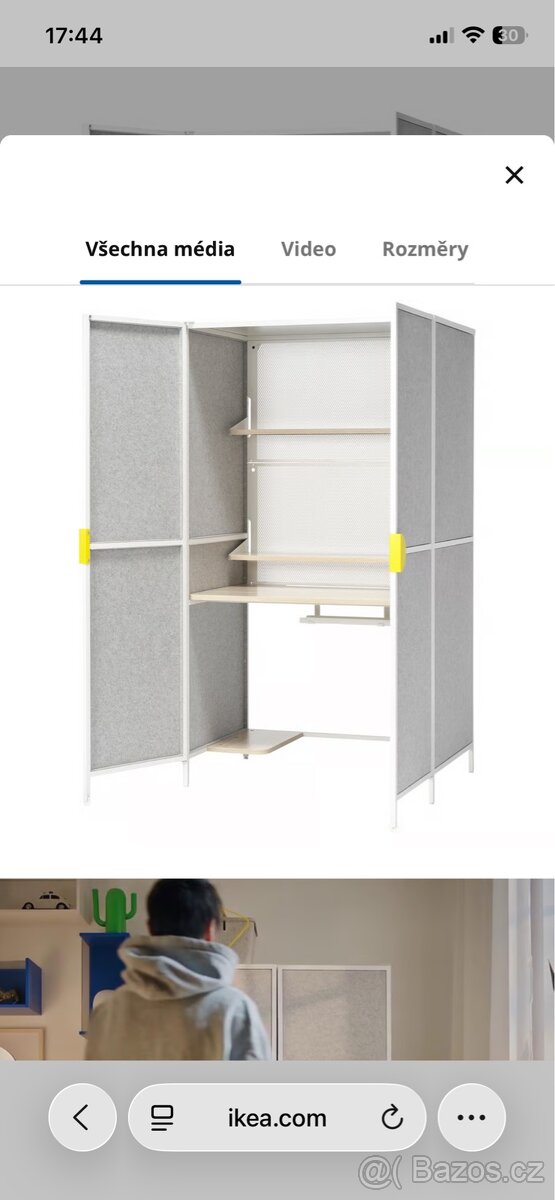 BRÄNNBOLL herní skříň ikea - 2