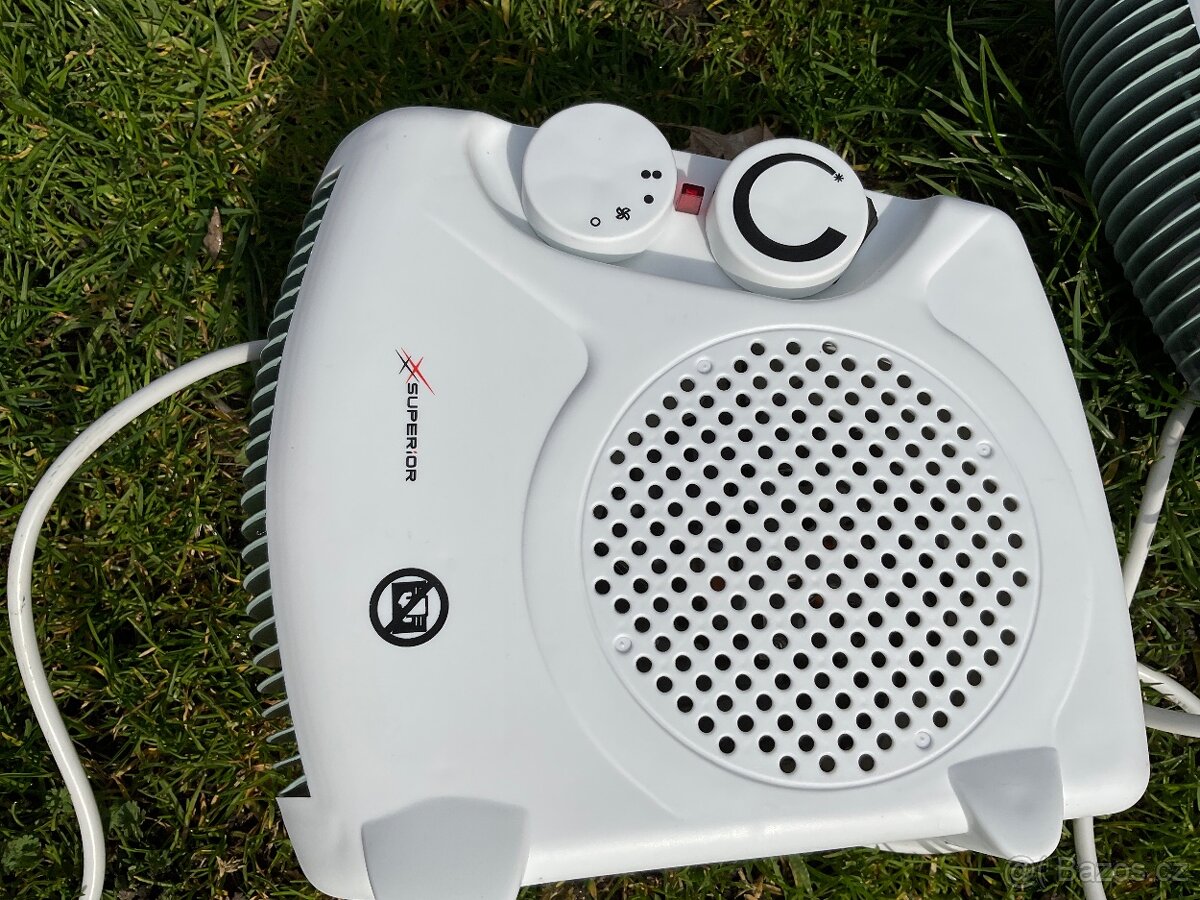 3x topný ventilátor Superior ( i na léto studený vzduch) - 2