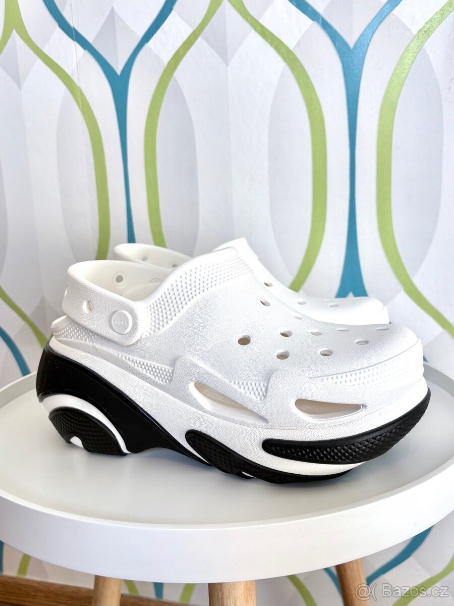 Crocs Echo Clog – bílo/černé - 2