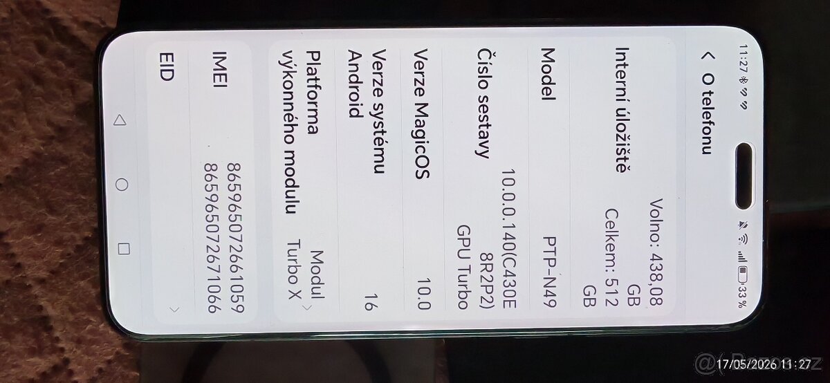 Honor magic 7 pro komplet balení - 2