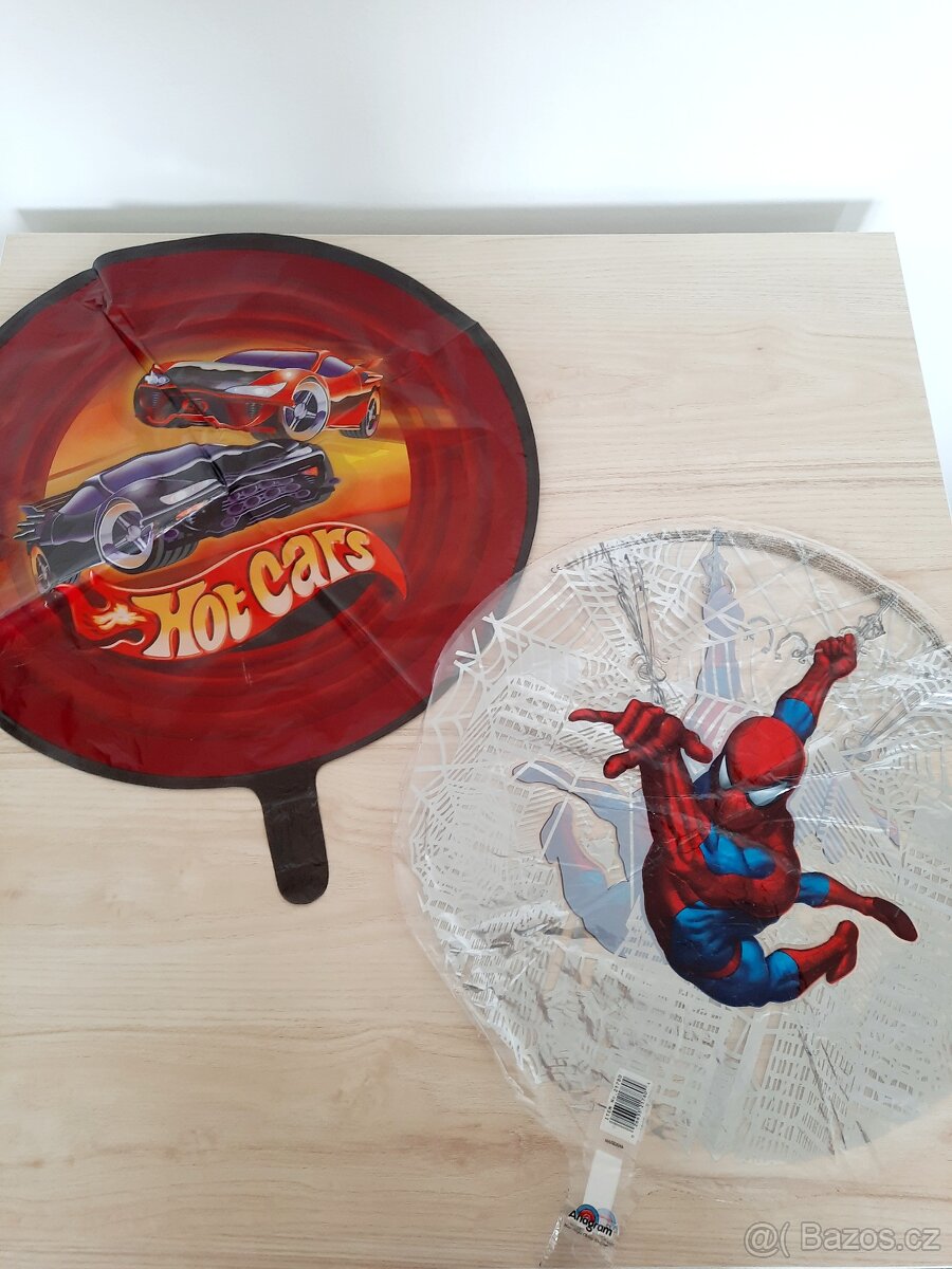 Fól.balóny Transformers,hasič,Hot cars,Spiderman,Pirát,míč - 2