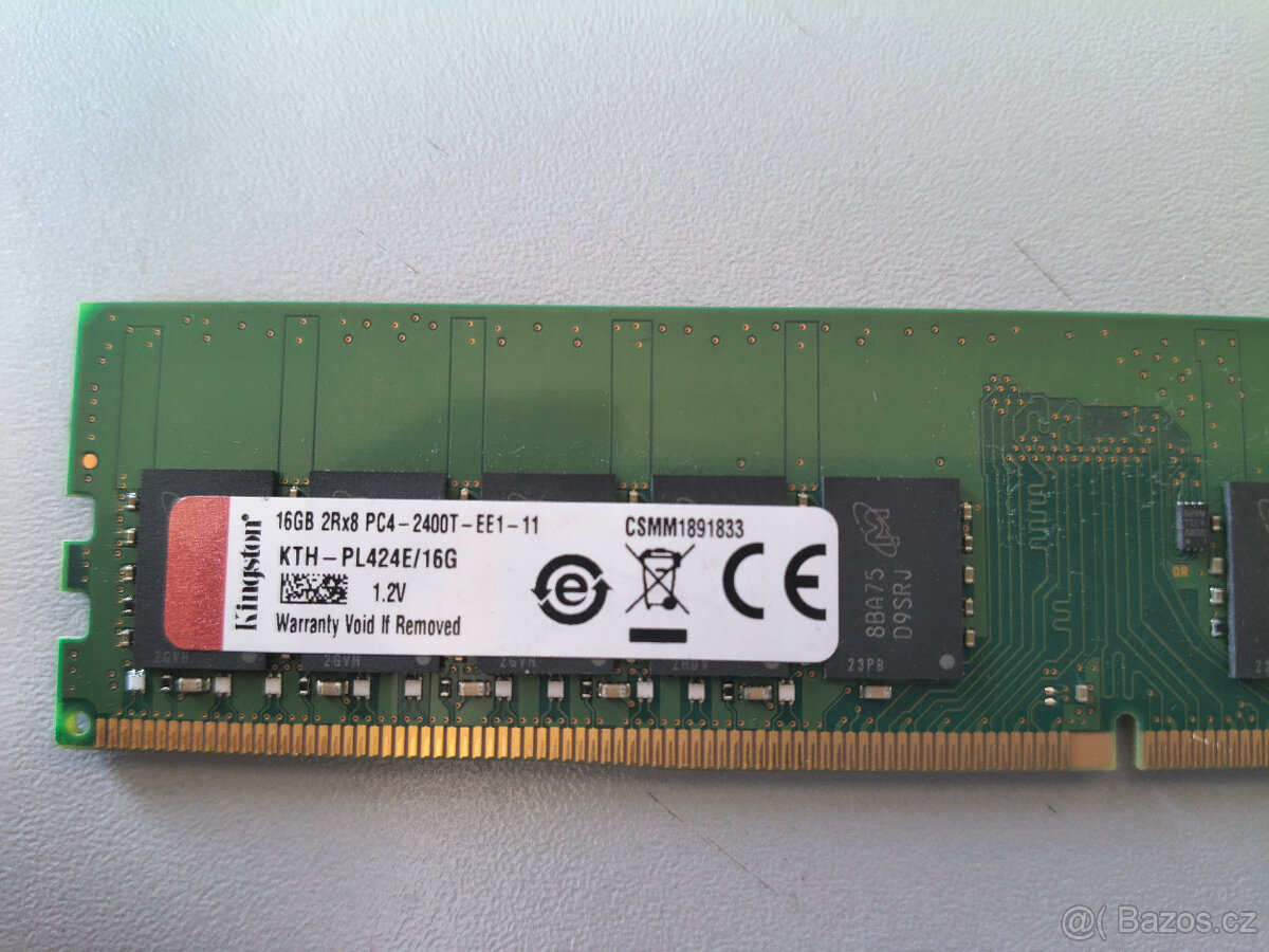 Kingston 16GB DDR4 2400MHz - 2