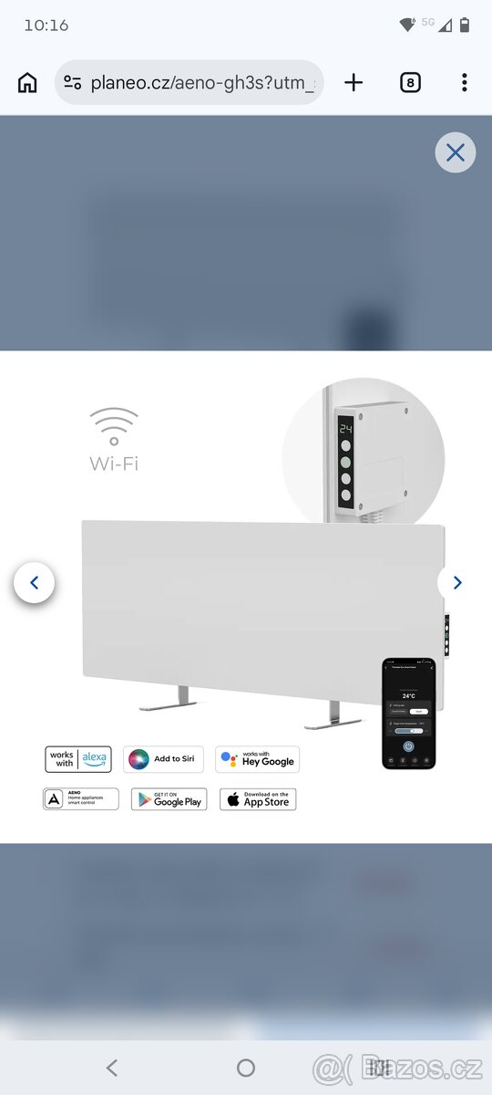 Infra panel Aeno GH3S 700w - 2