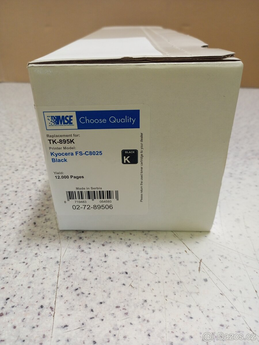 Toner MSE TK895-B do tiskárny Kyocera Mita FS-C8020MFP - 2
