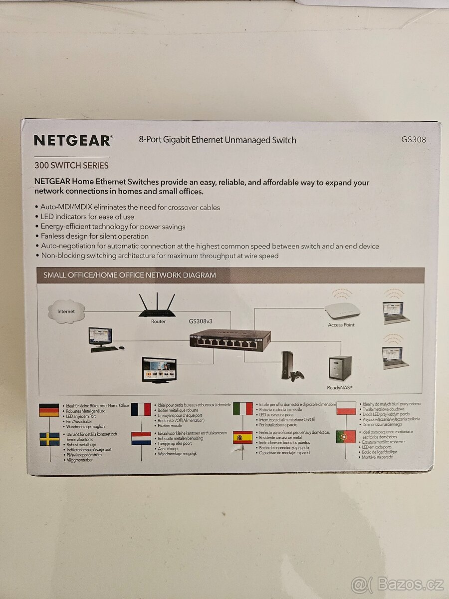 Netgear GS308 je síťový přepínač - 2