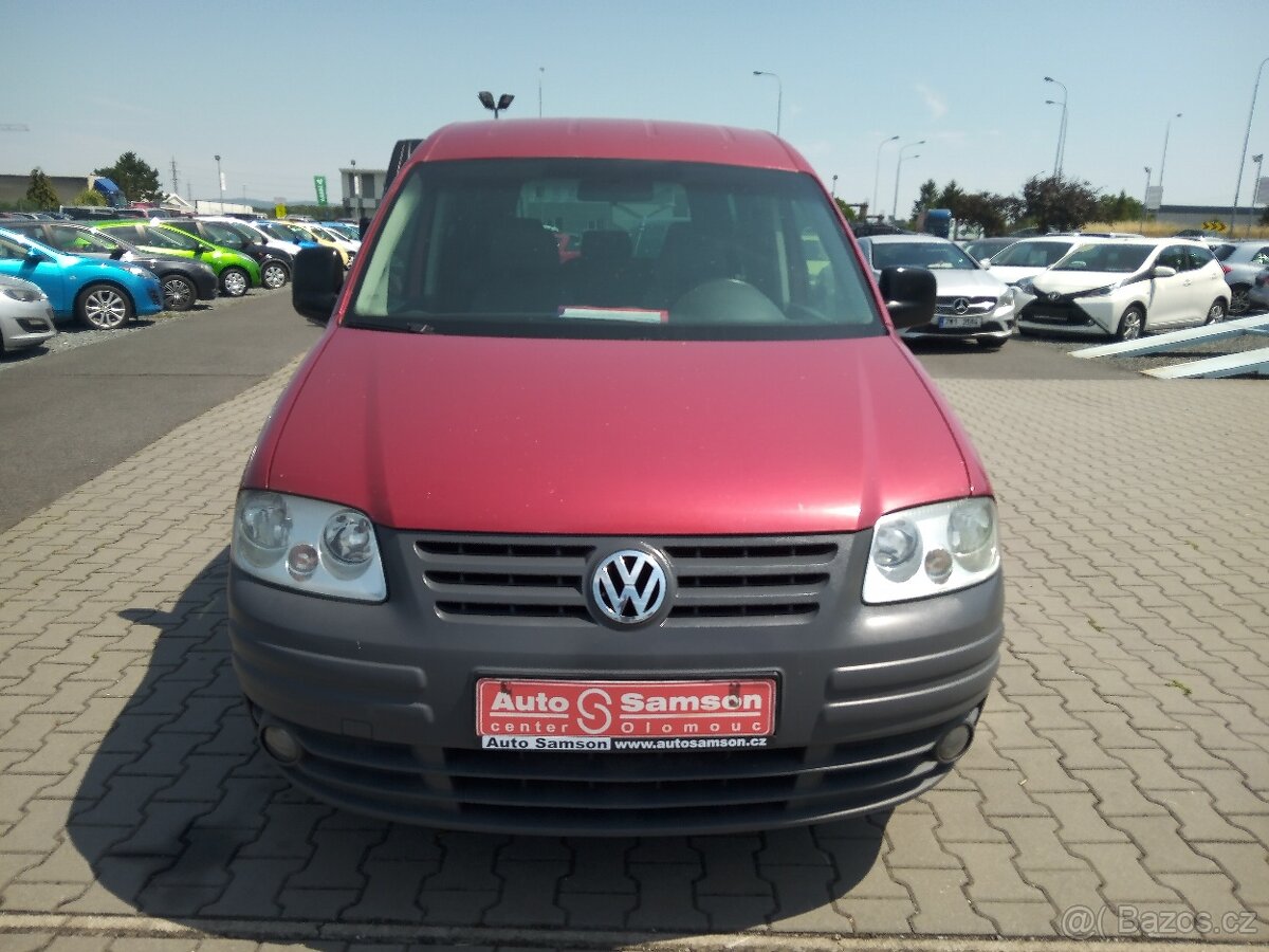 Caddy, 1,9 TDi 77kW 5-MÍST  KLIMA - 2