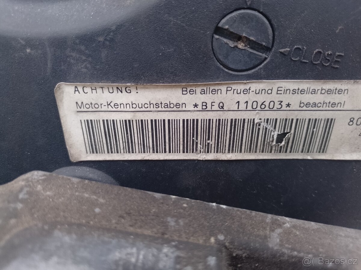 Motor 1.6 MPI kód BFQ - 2