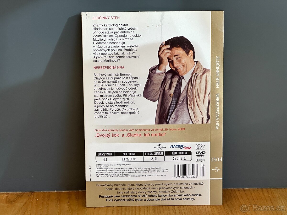 DVD Columbo - disk 8, díly 13/14 - CZ dabing i titulky - 2