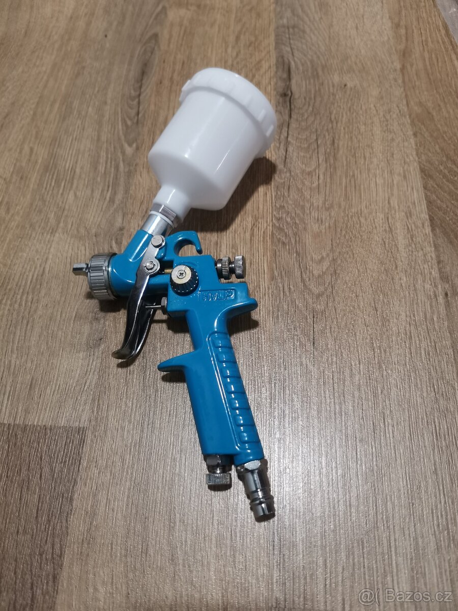 Stříkací pistole mini HVLP s nádobkou 125 ml - 2
