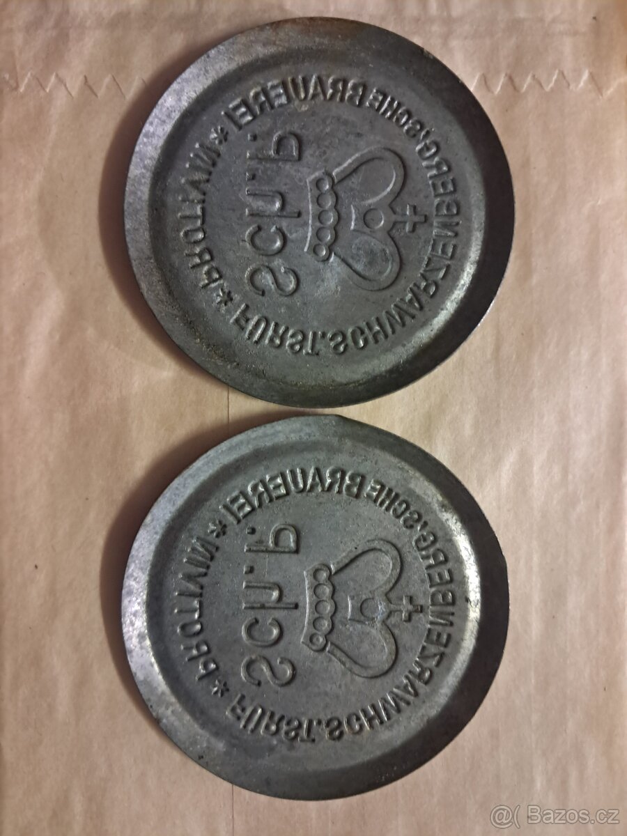 Pivní zátka - štítek na sud - Pivovar Protivín - 2