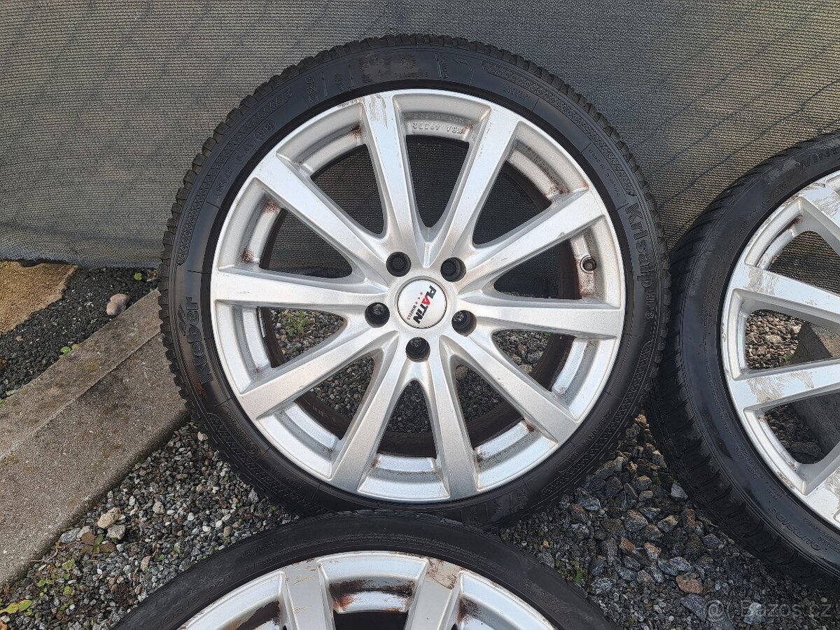 18'' Alu kola platin = 5x112 + zimní pneu 225/40 - 2