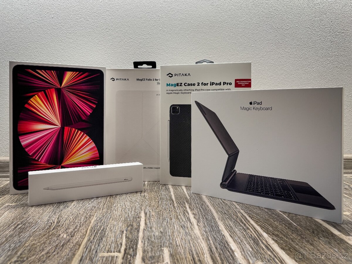 iPad Pro M1 256GB Wifi+Cellular, Magic keyboard, Apple Penci - 2