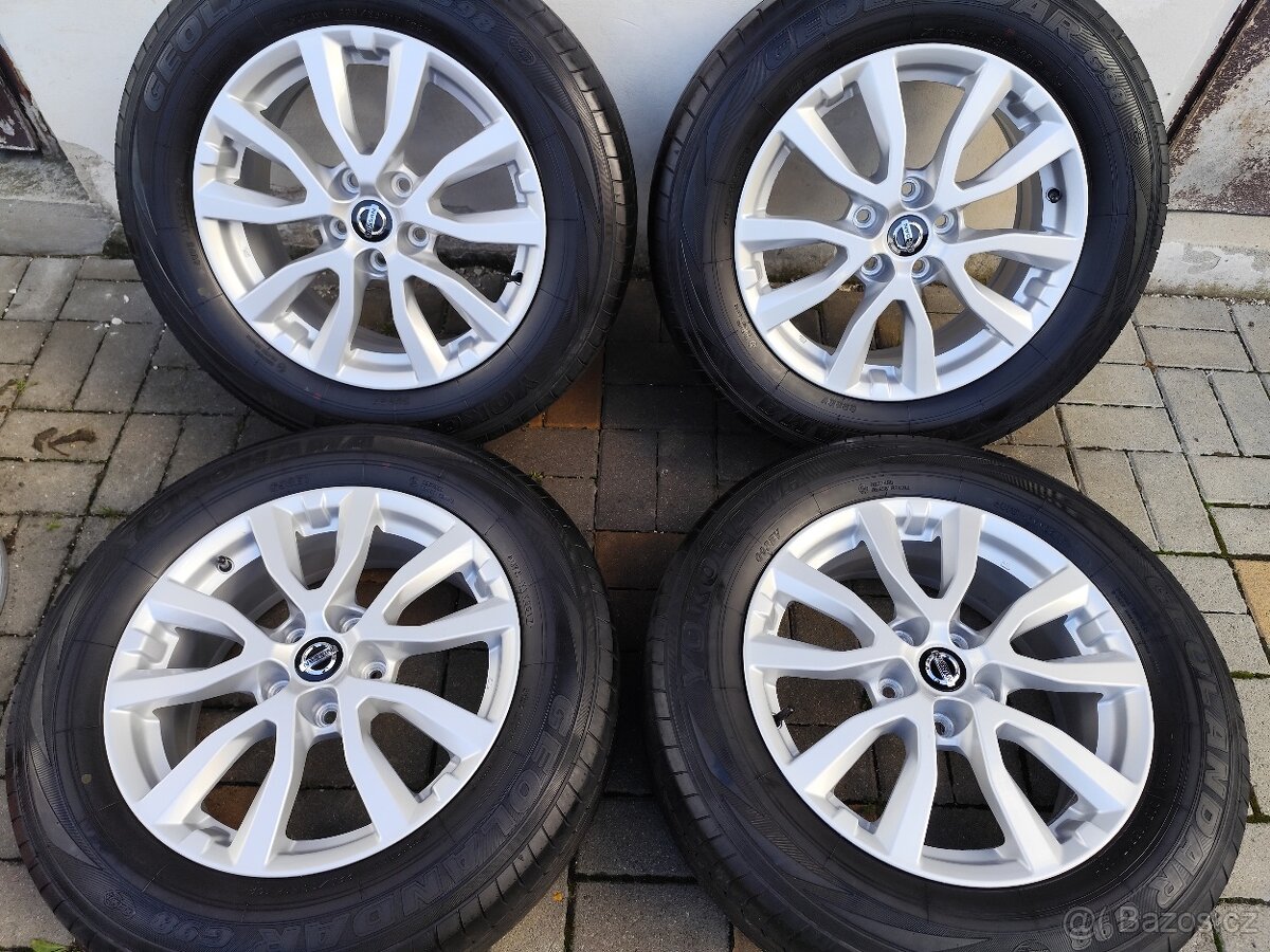 ALU 5x114.3 r17 NISSAN + 225/65/17 - PĚKNÁ SADA - 2