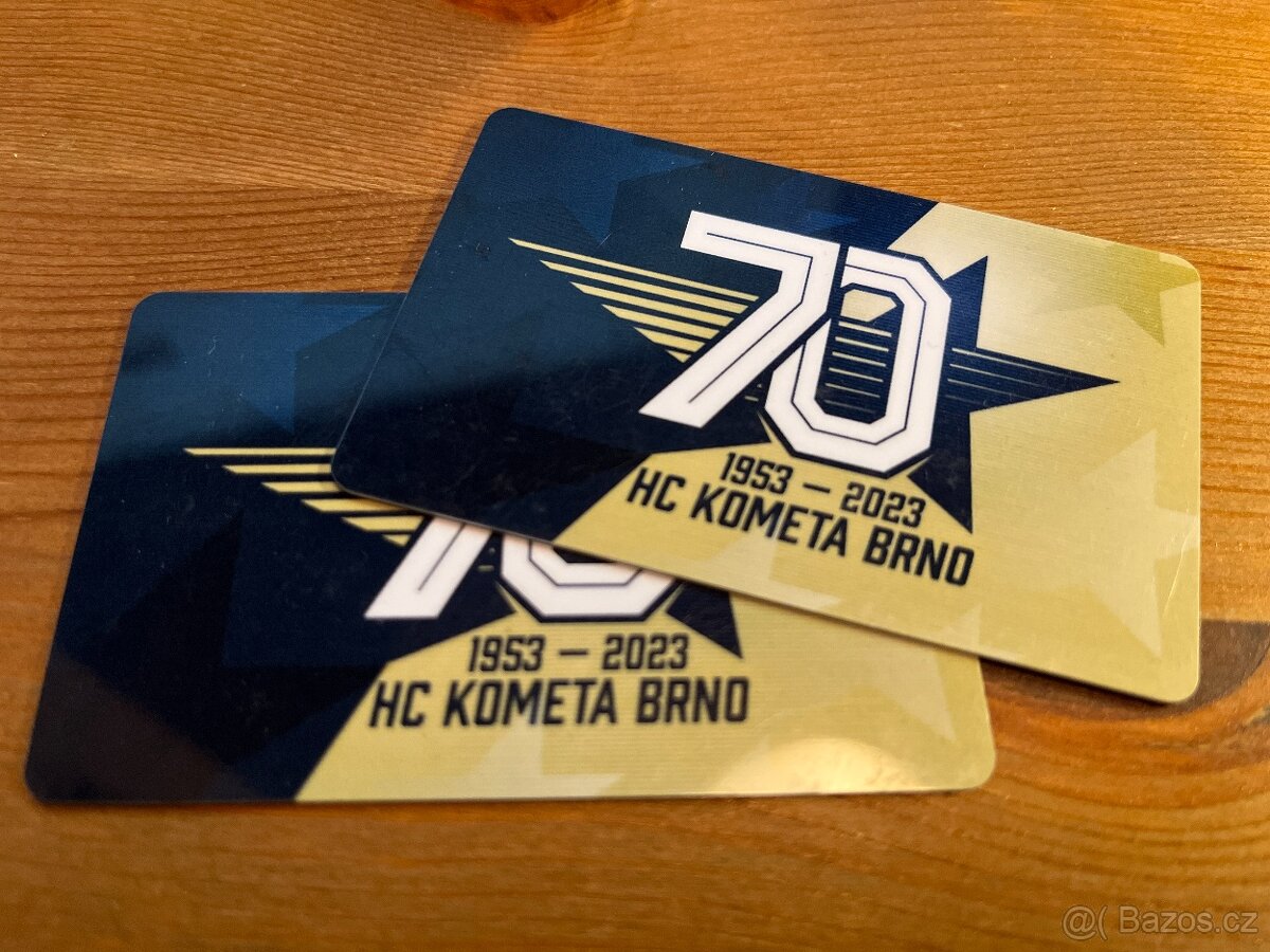 KOMETA Brno - Bílí Tygři Liberec 19.12. 2x lístky sezení - 2