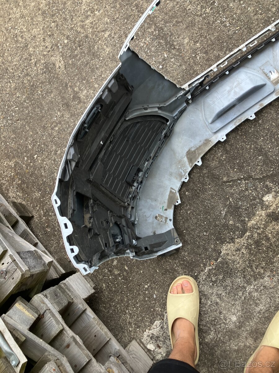 predni naraznik audi q7 20-24 s-line bily 6pdc - 2