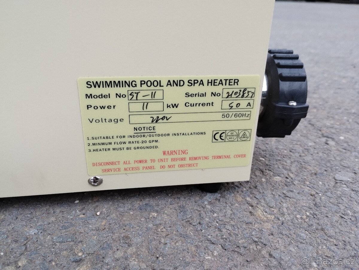 elektrické vyhřívání bazénu - 2