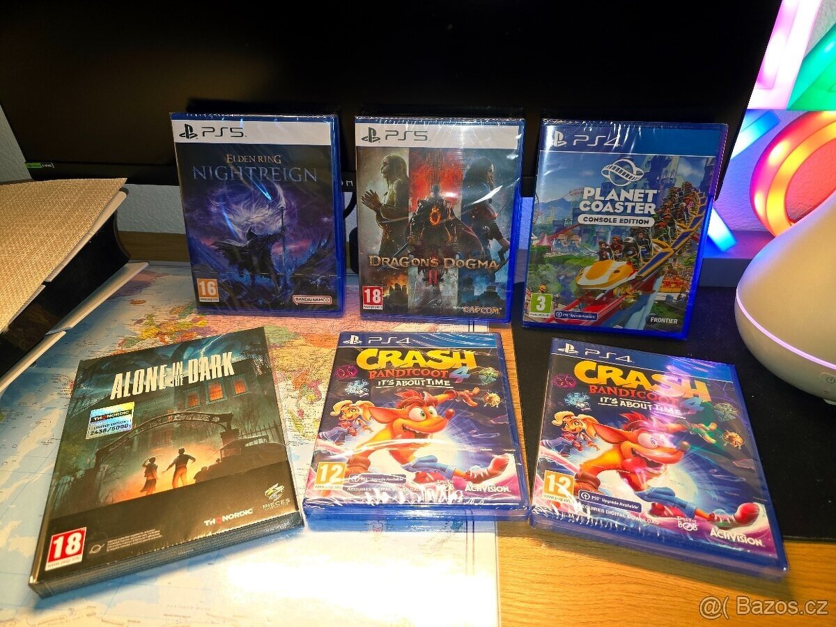 PS4/PS5 HRY CRASH,ELDEN,LEGO, PLANET, DOGMA - 2