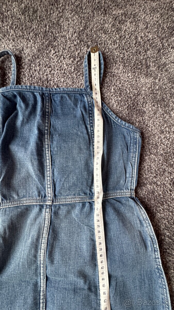 H&M džiínové šaty 134 nové - 2