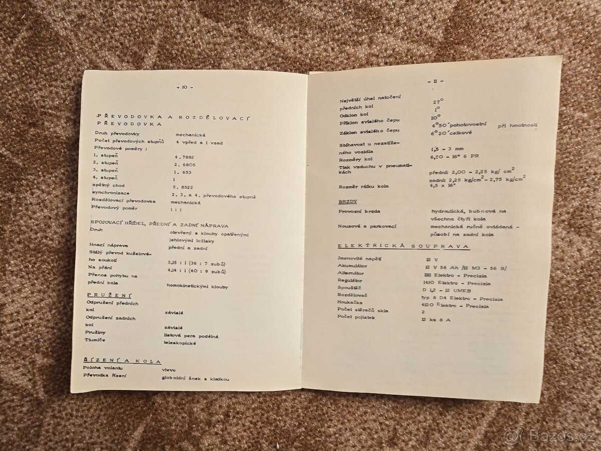 ARO M 461 - instrukce k obsluze vozu - 2