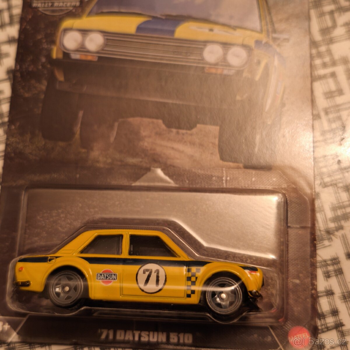 Hotwheels Datsun 510 rally silver series - 2