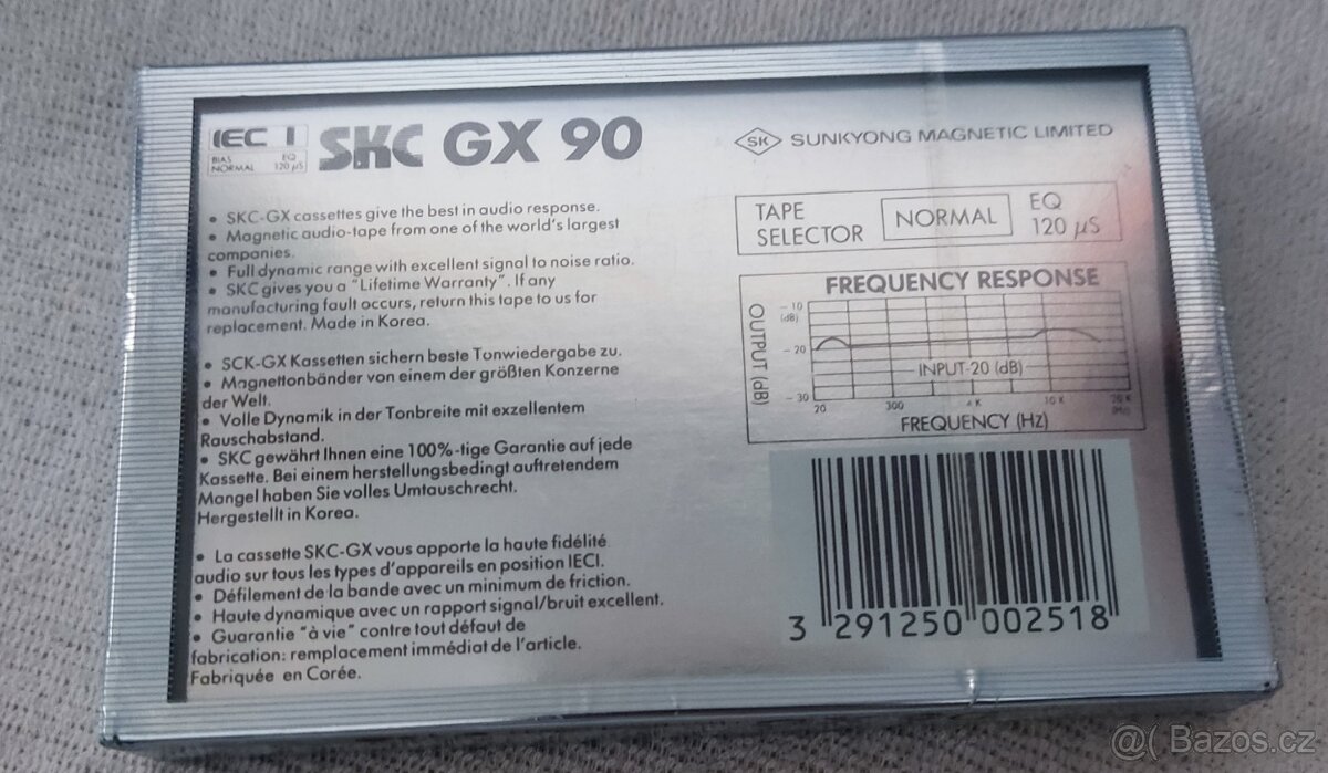 Nerozbalená audio kazeta SKC-GX90 - 2