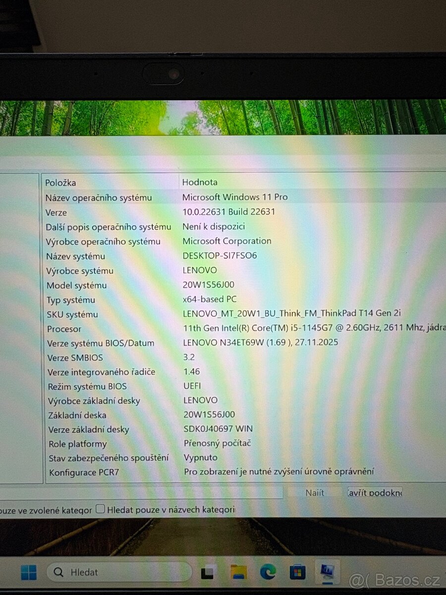 Prodám ntb Lenovo T14 - 2