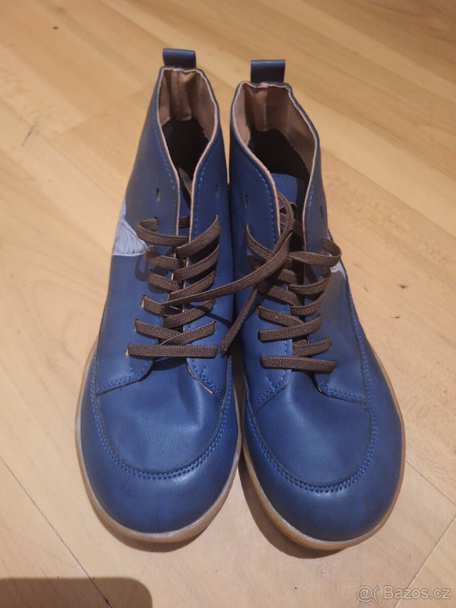 Kotnickove kozene boty c.38 - 2