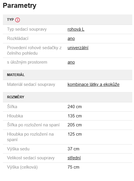 zánovní sedací souprava - 2