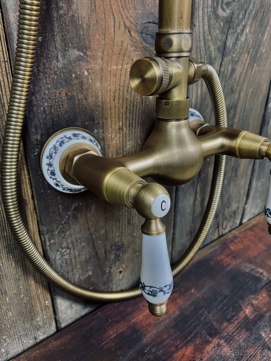 Baterie sprchová nová mosazná - 2