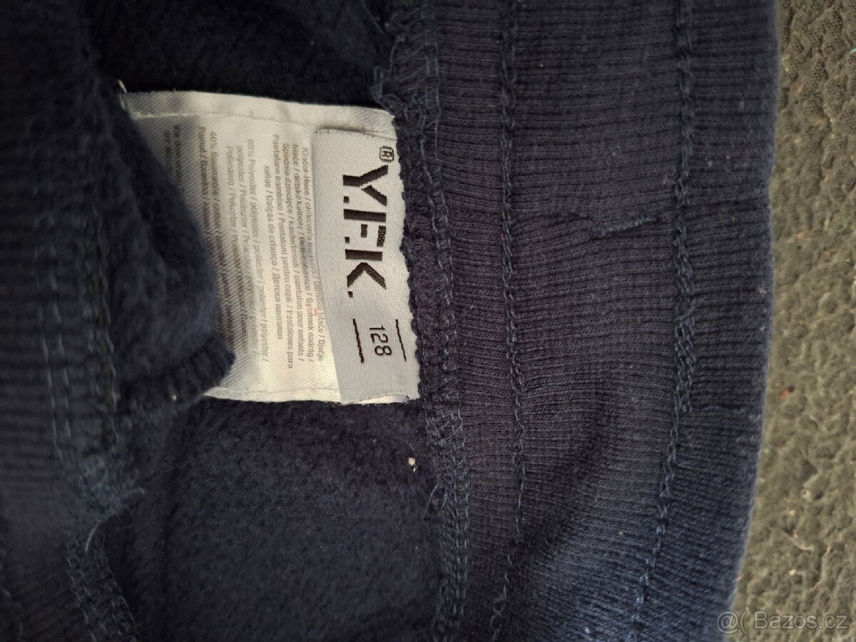 Chlapecké tepláky vel.128, značky Y.F.K - 2