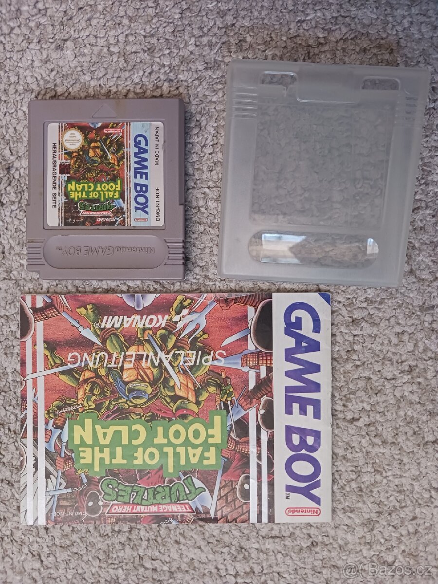 Hry Nintendo game boy Castlevania Turtles - 2