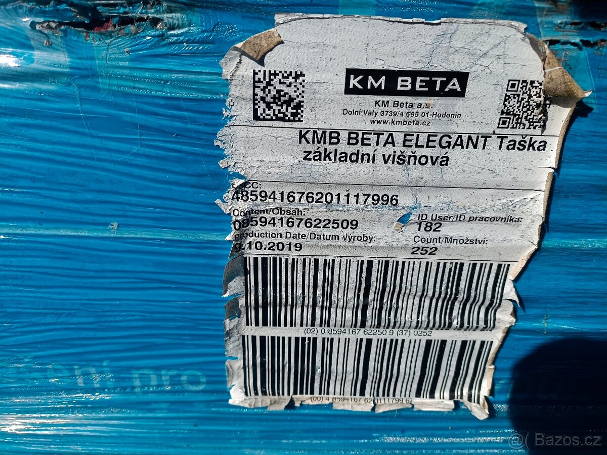 STŘEŠNÍ TAŠKY KM BETA VIŠŇOVÁ NOVÉ - 2