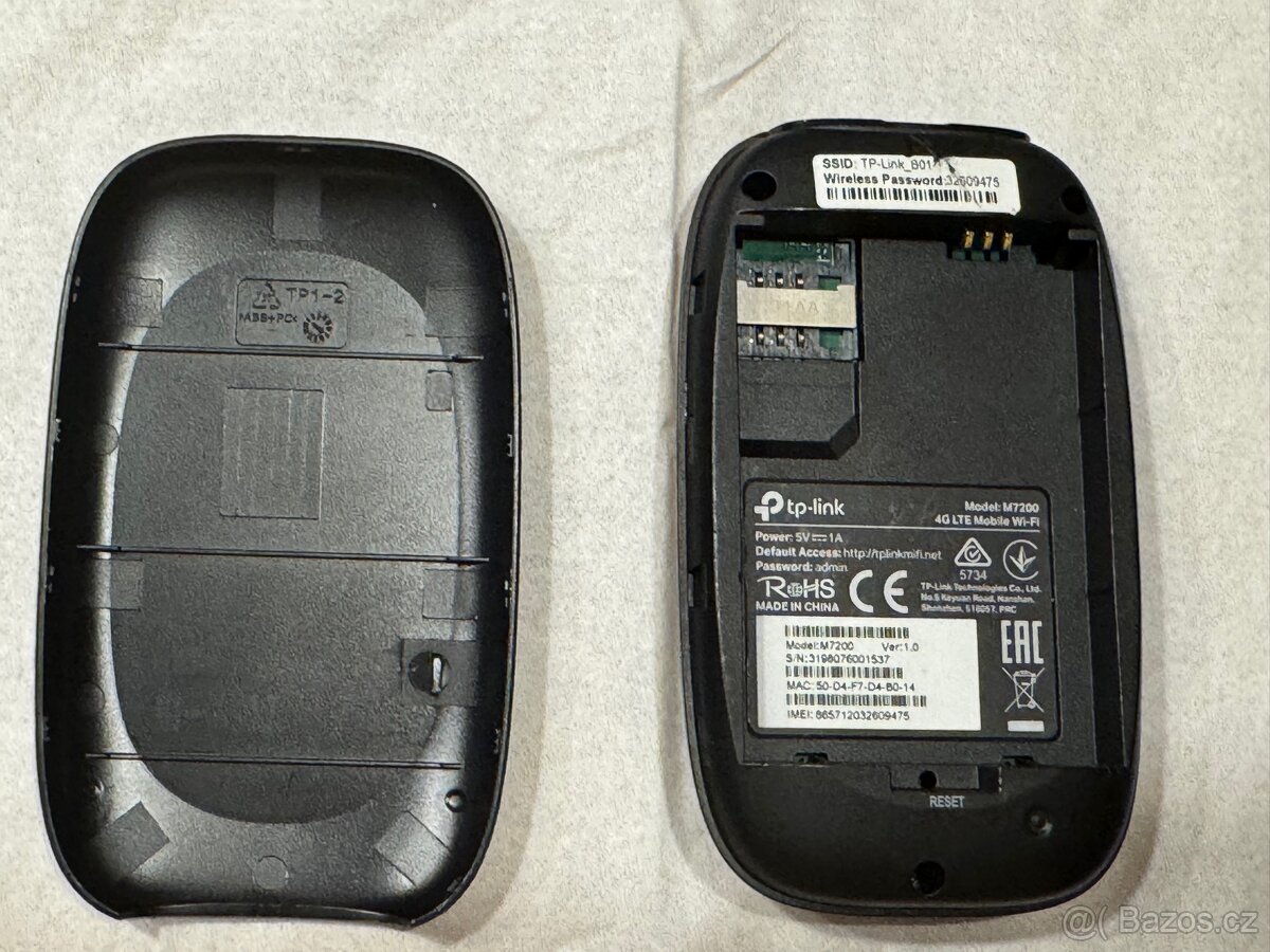 Wifi modem TP-link M7200 s novou baterii - 2