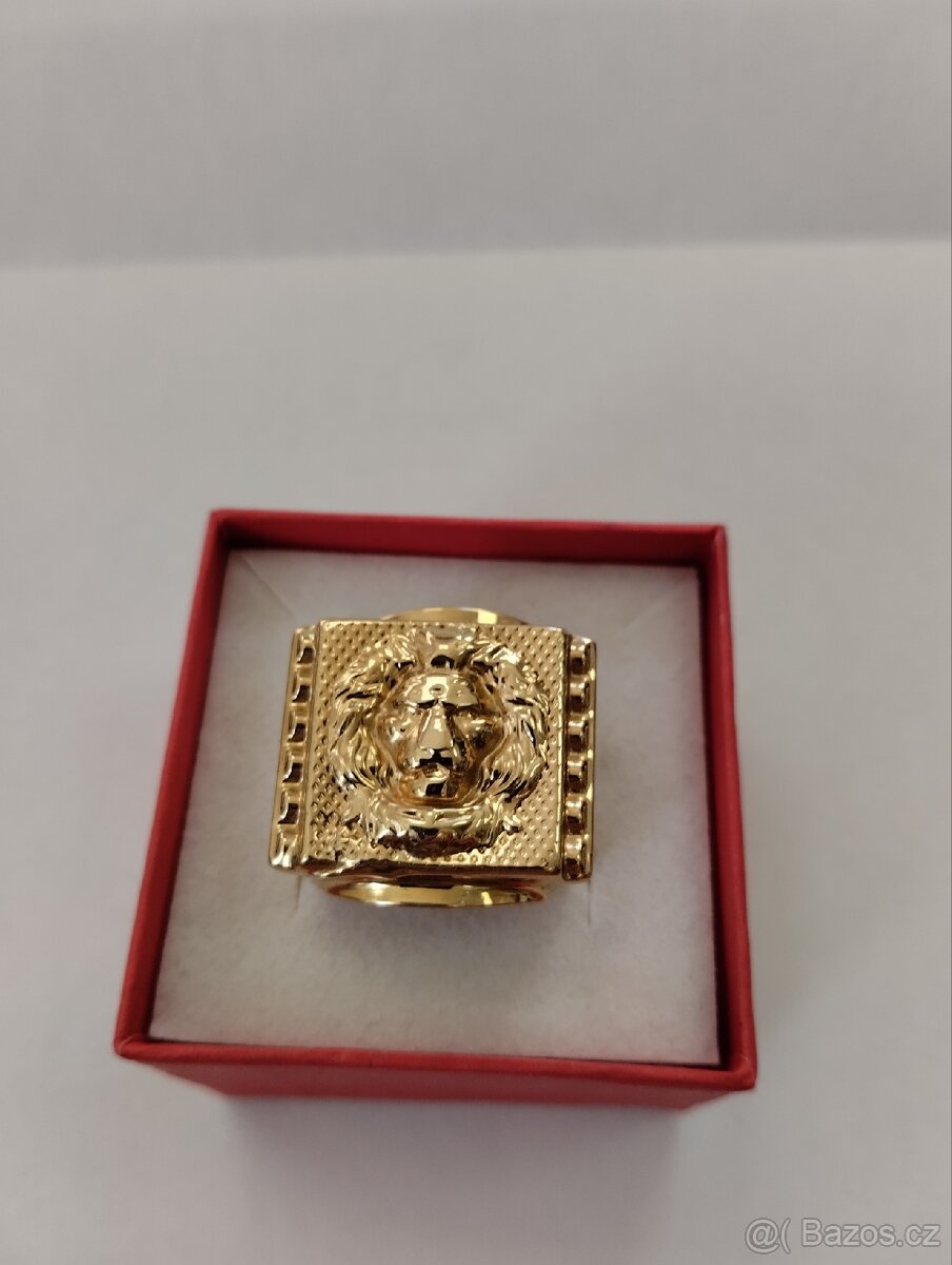 Zlatý pánský prsten - 2