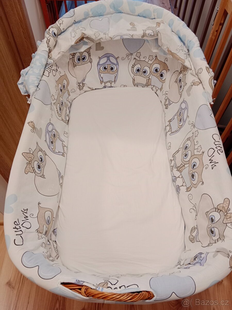 Proutěný koš na miminko - 2