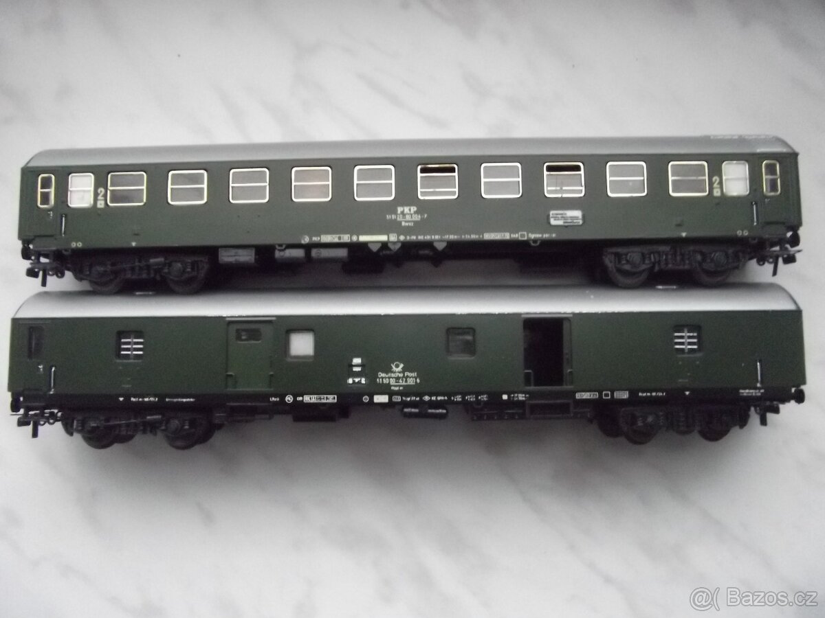 vagony na vláčky H0 osobní Piko - 2