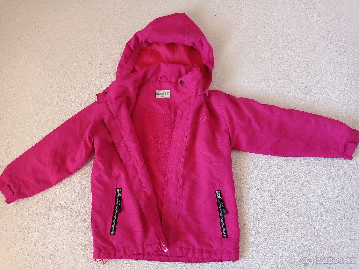 Dívčí zateplená bunda Wolf, vel. 122 - 2