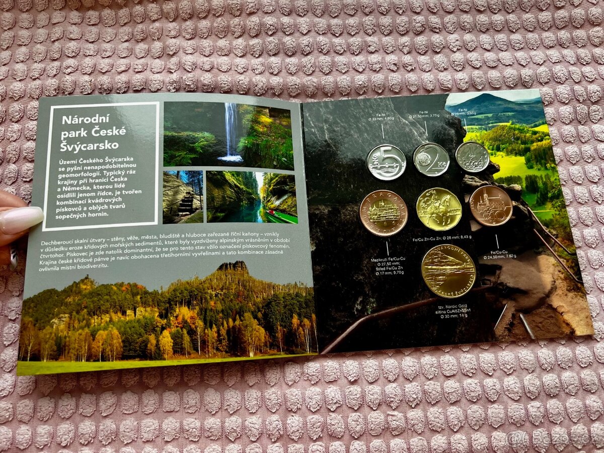 Sada oběžných mincí 2024 Národní parky - České Švýcarsko sta - 2