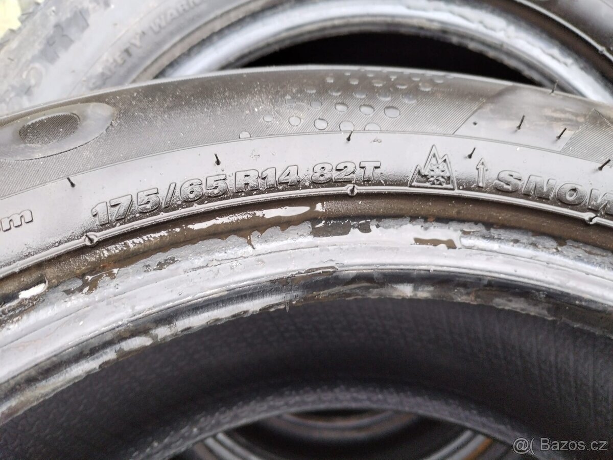 175/65/14 zimni pneu KUMHO a NOKIAN 175/65 R14 - 2