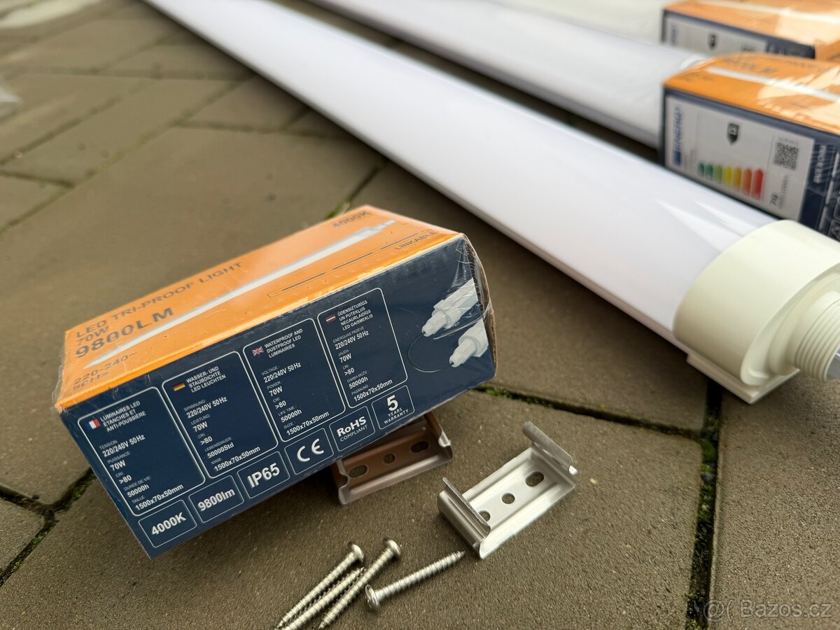 LED zářivka Ip65 / 9800lm / 150cm / 4000k - 2