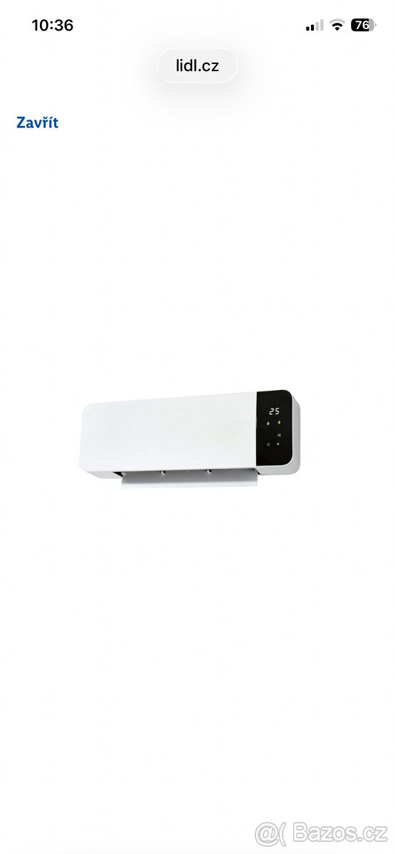 Keramický ohřívač, - 2